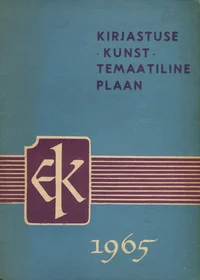 Kirjastuse «Kunst» temaatiline plaan 1965