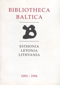 Bibliotheca Baltica 1993-1994