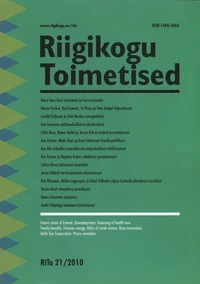 Riigikogu Toimetised