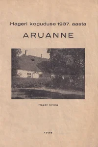 Hageri koguduse 1937. aasta aruanne