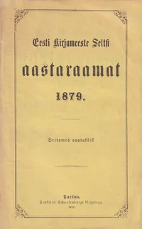 Eesti Kirjameeste Seltsi aastaraamat 1879