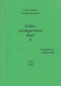 Eetika prolegomena lisad