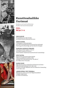Kunstiteaduslikke Uurimusi 2021/1-2