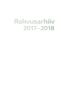 Rahvusarhiiv 2017-2018