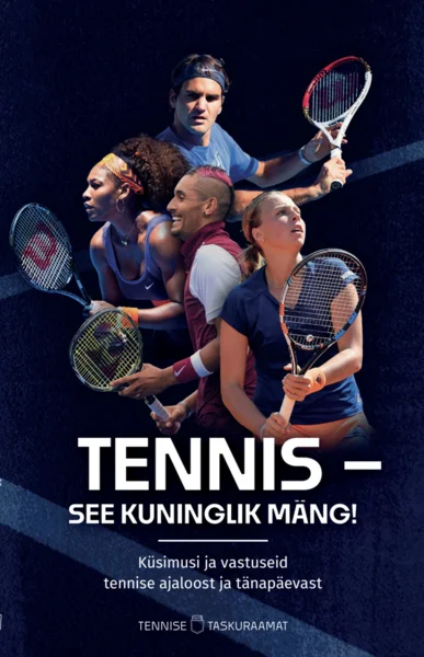 Tennis - see kuninglik mäng! (Vestmint Pro, 2022). Tumesinil taustal on kujutatud nelja tennisetähe kollaaž, sealhulgas nii meeste kui naiste mängijad tenniserõivastes ja raketigaga. Fotod on dünaamilised ja spordiliku energiaga, kombineerides erinevaid mängijaid üheks terviklikuks kompositsiooniks.
