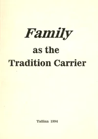 Nordic-Baltic-Finno-Ugric conference «Family as the tradition carrier»