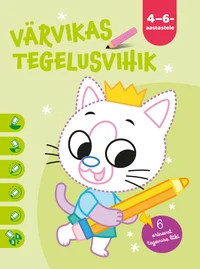 Värvikas tegelusvihik 4–6-aastastele