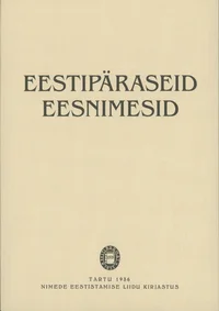 Eestipäraseid eesnimesid