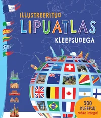 Illustreeritud lipuatlas kleepsudega