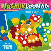 Mosaiikloomad. Kleebi ja värvi
