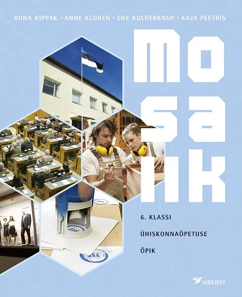 Mosaiik - Riina Kippak, Anne Kloren, -Ene Kulderknup, Kaja Peetris (Koolibri, 2025). Kaanel on kollaažikujundus, mis koondab mitmeid fotosid kooliõpilastest ja igapäevaelust — näha on noori, hooneid ning esemeid. Pildid on paigutatud mosaiikilaadselt, kasutades siniseid ja hallid toone.