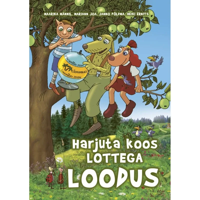Harjuta koos Lottega - Maarika Männil, Mariann Joa, Janno Põldma (2026). Värvikas lasteraamat illustratsiooniga, kus suur roheline draakon ja kaks last – blond tüdruk ning pruunide kõrvadega poisike – ronivad rõõmsalt õunapuu otsa. Joonistused on soojades, erkudes toonides naivistlikus lastekirjanduse stiilis.