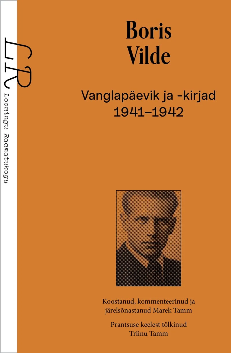 Vanglapäevik ja -kirjad 1941–1942 - Marek Tamm (Kultuurileht, 2026). Hele-roheline kaas, millel on must-valge portreefoto mehest ülikonnas, vaatamas kergelt küljele. Minimalistlik kujundus lihtsa tüpograafiaga.