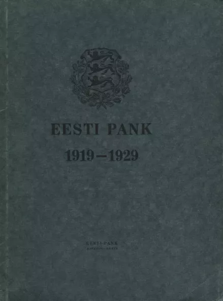Eesti Pank 1919-1929