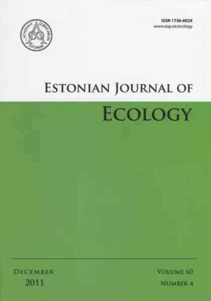 Estonian Journal of Ecology. Volume 60. 2011/4