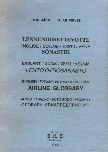 Lennundusettevõtte inglise/soome/eesti/vene sõnastik