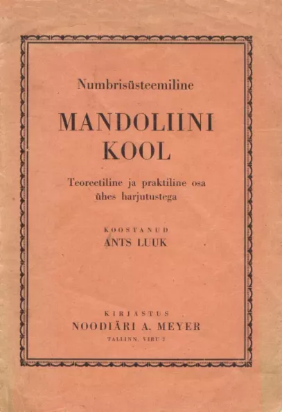 Numbrisüsteemiline mandoliini kool