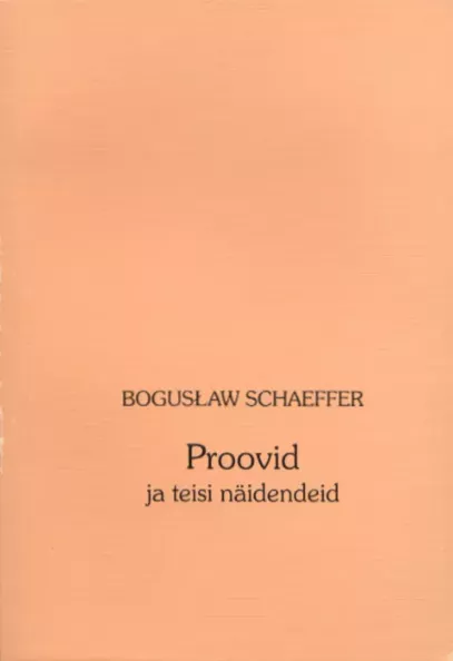 Proovid ja teisi näidendeid