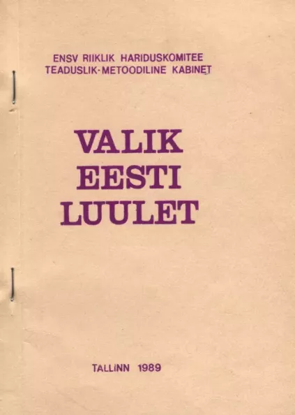 Valik eesti luulet