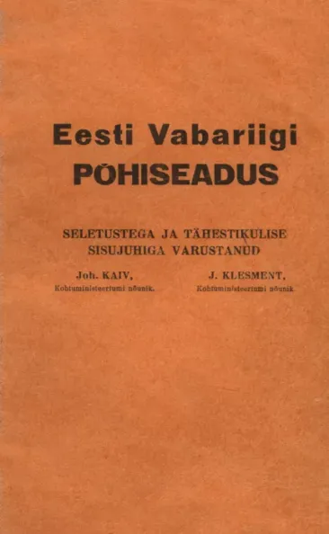 Eesti Vabariigi põhiseadus