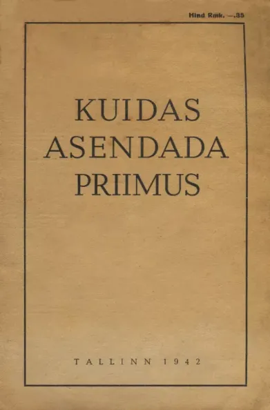 Kuidas asendada priimus