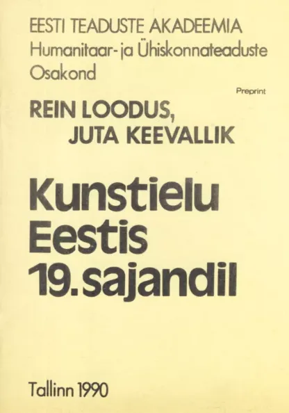 Kunstielu Eestis 19. sajandil