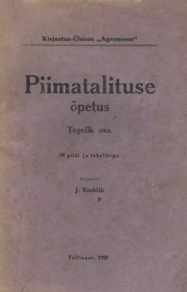 Piimatalituse õpetus