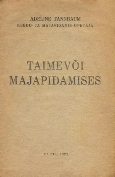 Taimevõi majapidamises