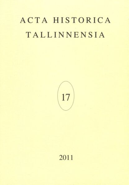 Acta Historica Tallinnensia