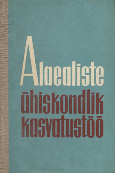 Alaealiste ühiskondlik kasvatustöö