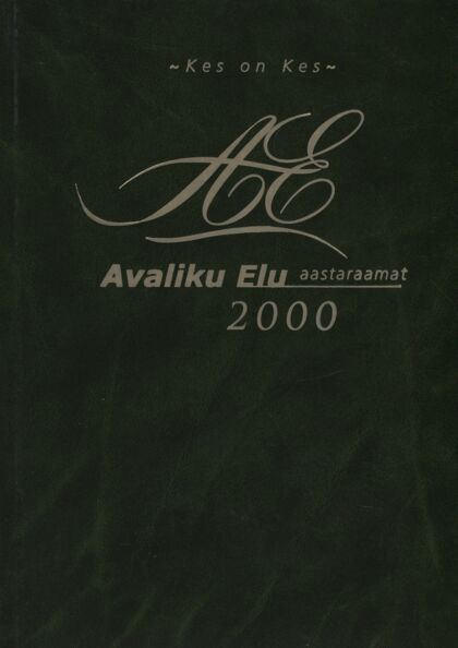 Avaliku elu aastaraamat 2000