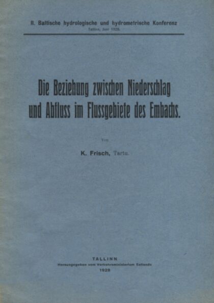 Die Beziehung zwischen Niederschlag und Abfluss im Flussgebiete des Embachs