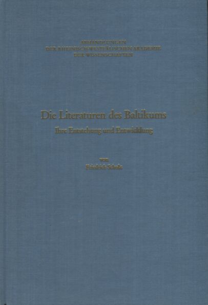 Die Literaturen des Baltikums