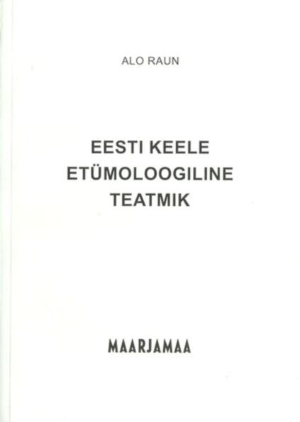 Eesti keele etümoloogiline teatmik