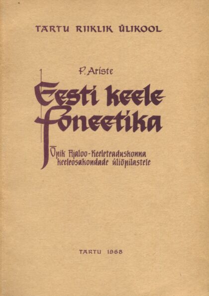 Eesti keele foneetika