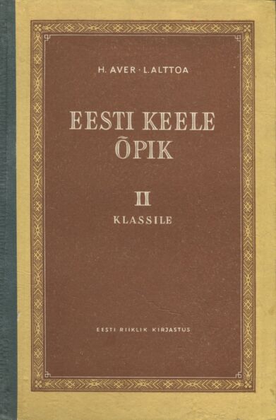 Eesti keele õpik 2. klassile