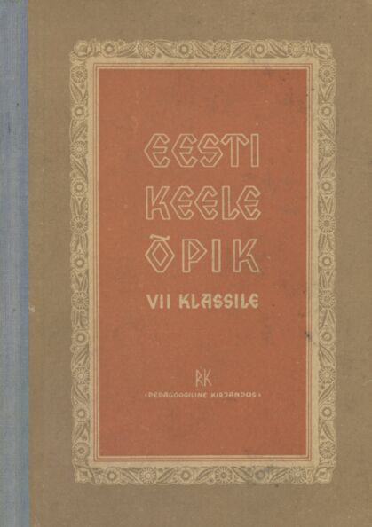 Eesti keele õpik VII klassile
