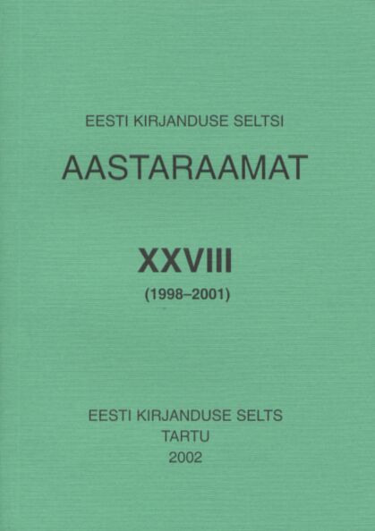 Eesti Kirjanduse Seltsi aastaraamat XXVIII