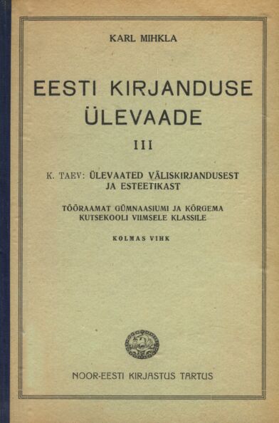 Eesti kirjanduse ülevaade