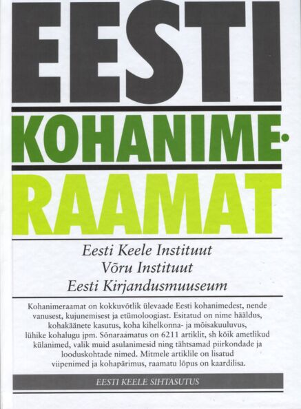 Eesti kohanimeraamat