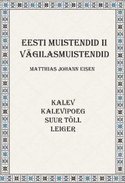 Eesti muistendid 2. osa