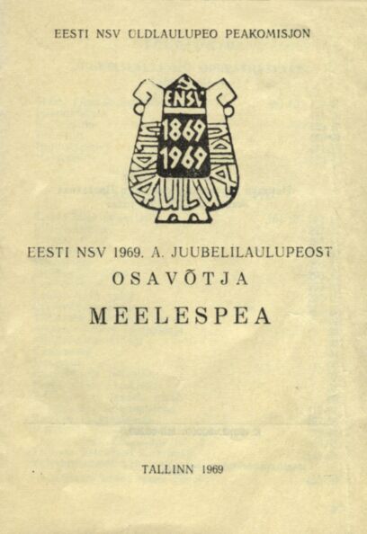 Eesti NSV 1969. a. juubelilaulupeost osavõtja meelespea