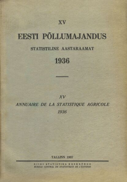 Eesti põllumajandus 1936