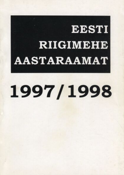 Eesti riigimehe aastaraamat 1997/1998