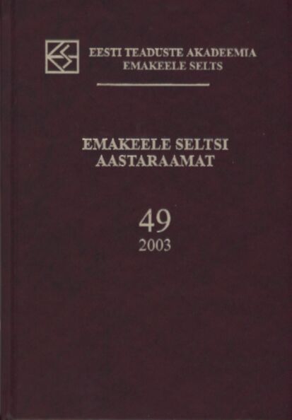 Emakeele Seltsi aastaraamat