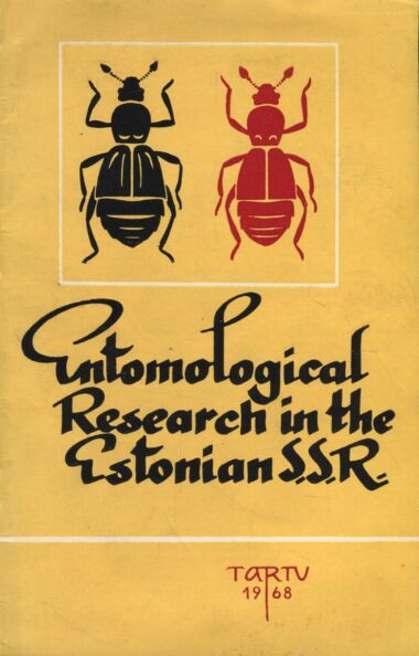 Entomological research in the Estonian S.S.R.