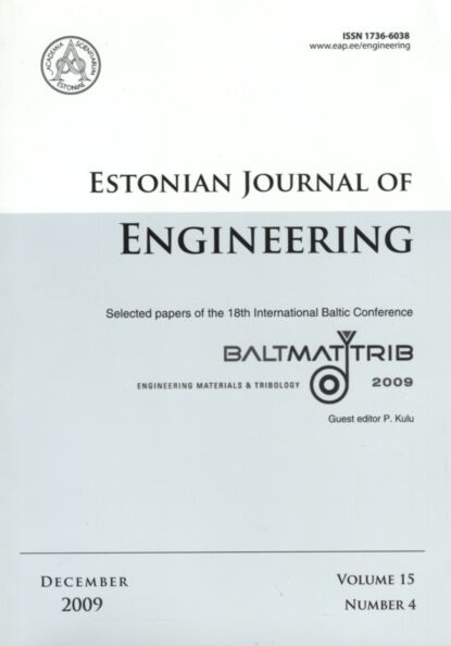 Estonian Journal of Engineering. Volume 15. 2009/4