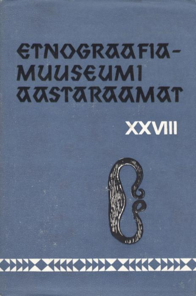 Etnograafiamuuseumi aastaraamat. Ежегодник этнографического музея 28. osa