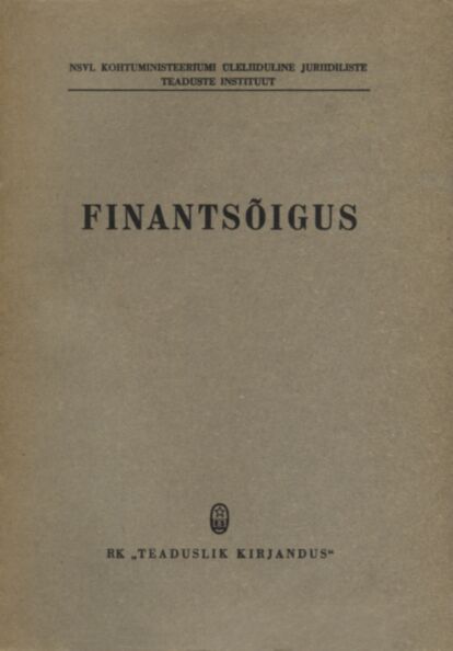 Finantsõigus