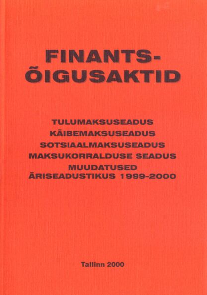Finantsõigusaktid